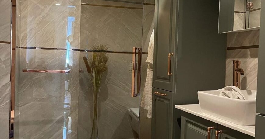 Rose - Bakır Renk Duşakabin Antalya